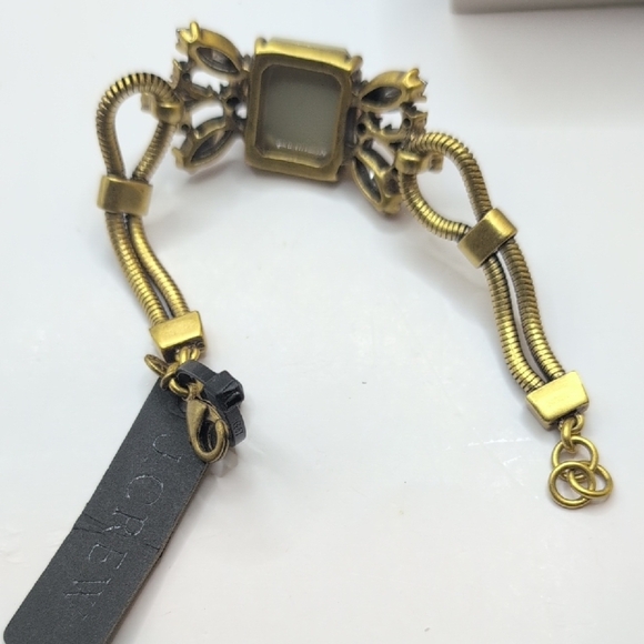 J. Crew Gold and Brown Bracelet with Natural Stones - Picture 6 of 6